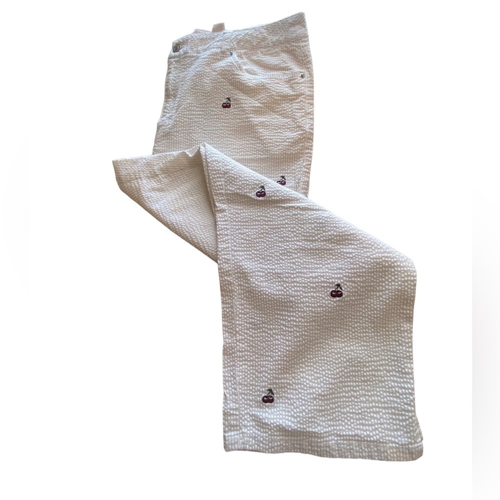 Kate Hill Cherry Chinos size 10